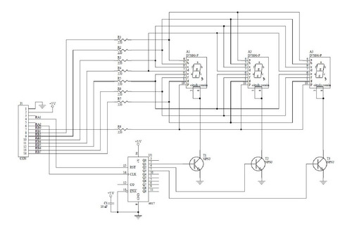 2 Pzs Módulo Display De 7 Segmentos Led Rojo Con 3 Dígitos