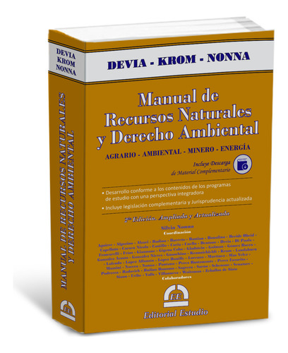 Devia / Manual De Recursos Naturales Y Derecho Ambiental