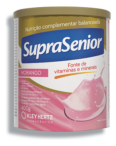 Suprasenior Hertz Suplemento Alimentar 400g Morango