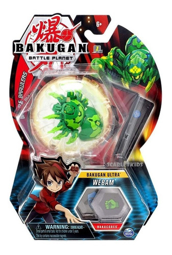 Bakugan Ultra Game Battle Original Scarlet Kids 
