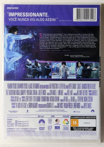 Dvd A Vigilante Do Amanhã - Ghost In The Shell (novo/lacr.)