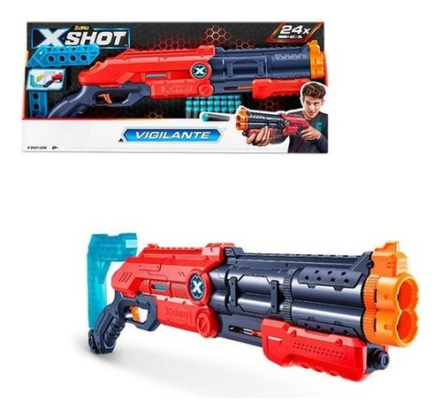 Escopeta X-shot Vigilante Dispara Dardos Zuru Original Tut