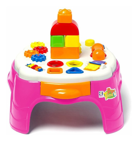 Mesa Divertida Infantil Cotiplás Brincando E Aprendendo