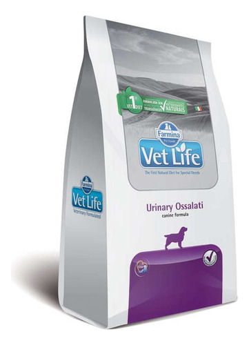 Vet Life Urinária Urinary Ossalati Cães Adultos 2kg 