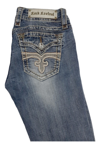 Rock Revival Jeans Para Dama 28r. True, Seven, Afflicton, Ed