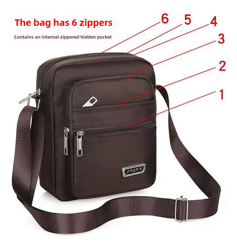 Multi-layer Messenger Bag For Men And Women Business Casual1