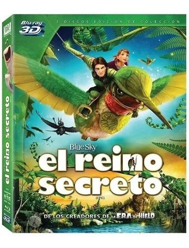 El Reino Secreto Pelicula Blu-ray 3d + Blu-ray + Dvd