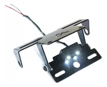 Comprar Porta Patente Rebatible Universal C\u002Fluz De Patente Ruta3moto