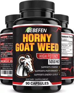 Horny Goat Weed Puro Salud Sexual Para Hombre O Mujer