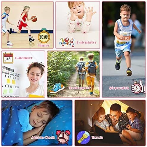 Imagen 5 de 8 de Reloj Inteligente P/niños Cjc De 3-12 Años - Rosa