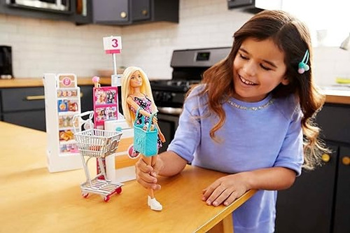 Barbie Vamos Al Supermercado - Art Frp01
