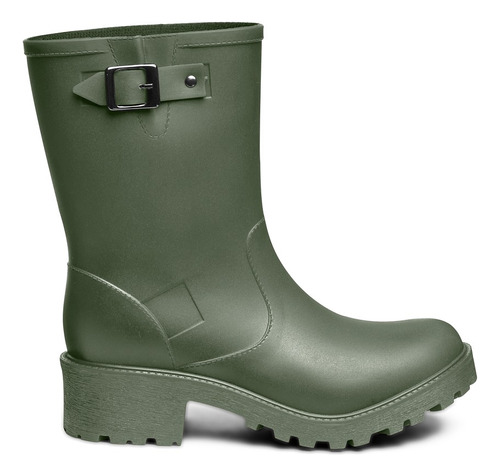 Botas Plásticas Para Lluvia Dama Caña Media Impermeables 