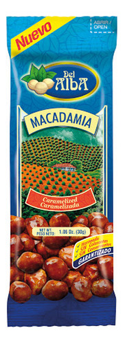 Pasabocas Del Alba Macadamia Caramelizada X 30 Gr