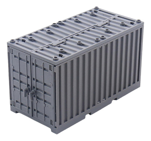Bloques De Contenedores Caja De Ladrillos Figuras De Gris