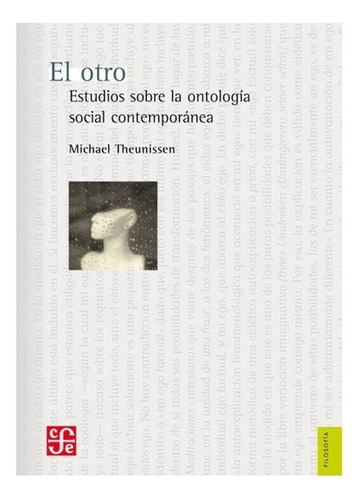 Libro: El Otro. | Michael Theunissen