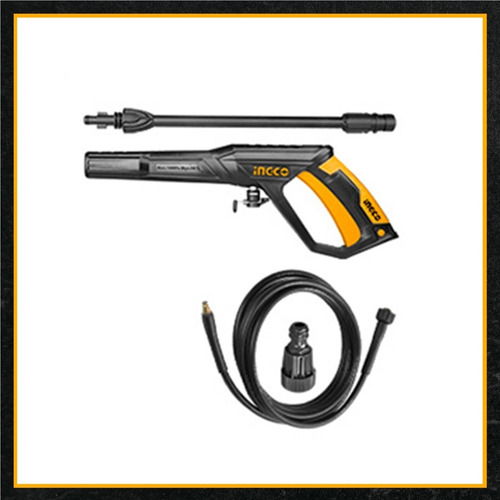 Hidrolavadora Alta Presión 1900 Psi Ingco 1400 W 120 V Color Amarillo