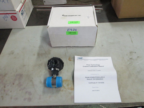 Flow Technology Turbine Model: Sa8-8t2xw-leg-5 Includes  Ccd