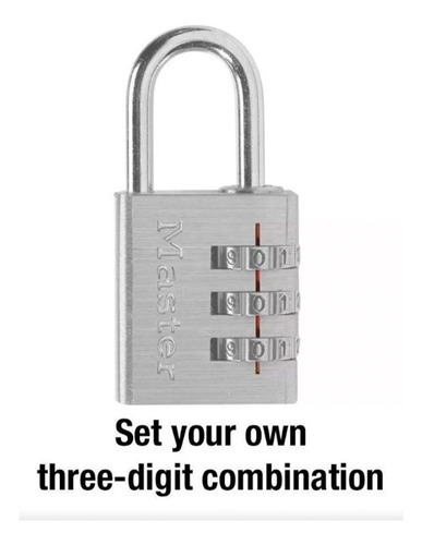 Candado De Metal Master Lock 1.13/16 PLG 630dastmx