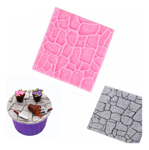 Molde De Silicona Para Pared Con Forma De Piedra De Castle F