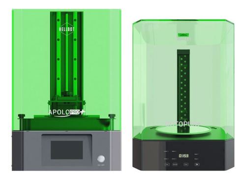 Impresora 3d Hellbot Apolo Pro Plus + Curadora Octopus Plus