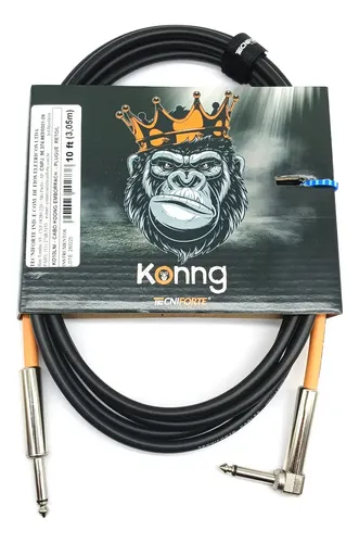 Cabo P10 3m Tecniforte Gorilla/konng Plug Reto E L
