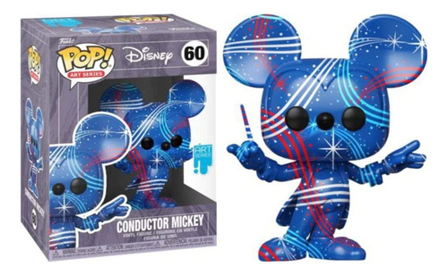Funko Pop Conductor Mickey Art Series C Caja D Acrílico