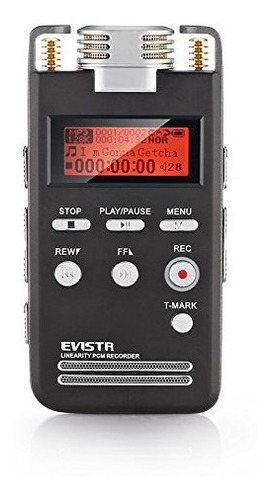 Evistr Grabadora De Voz Pcm 8gb 1536k De Audio Estéreo Cla