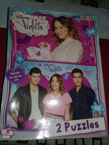 Roompecabezas Violeta X 2 Puzzles