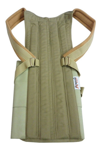 Corrector Postura Fajadorso Lumbar Sacro Ortopedica Unisex