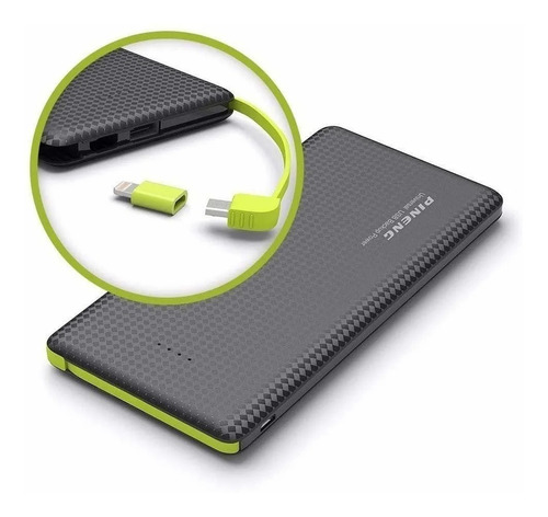 Bateria Extra Power Bank Pineng Original Slim 10000mah Usb