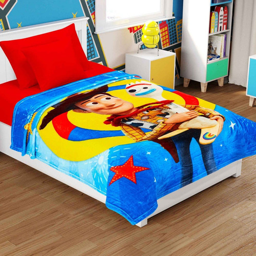Cobertor Serenity Individual - Providencia Color Toy Story Amigos