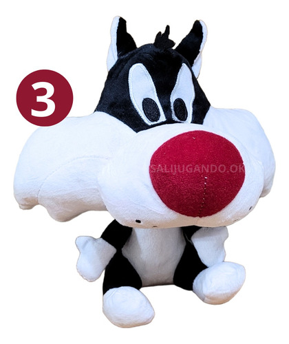 Peluches Looney Tunes X4 Taz Bunny Coyote Tweety Pato Lucas