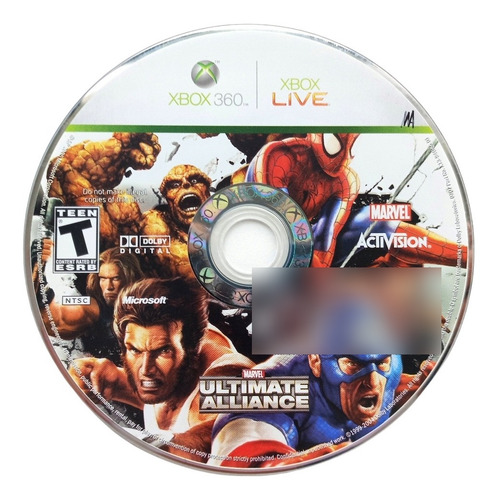 Marvel Ultimate Alliance + Forza 2 Xbox 360 Garantizado (Reacondicionado)