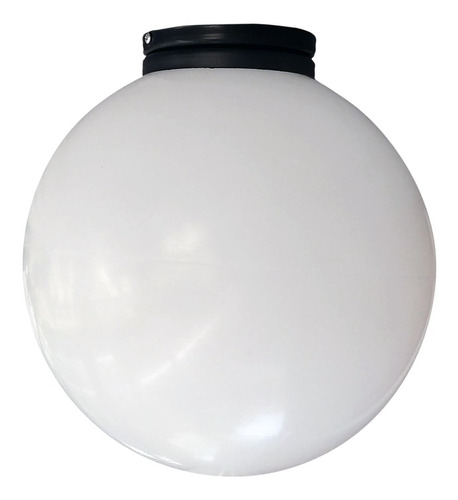 Aplique Globo Pvc Antivandálico 25 Cm De Techo Ó Piso