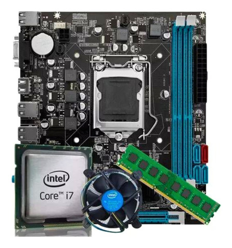 Kit Upgrade I7 3770 Placa H61 8gb Ddr3