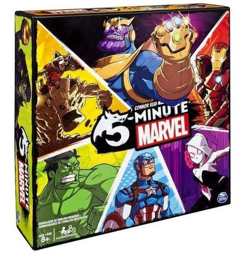 Juego De Mesa 5 Minutos Marvel