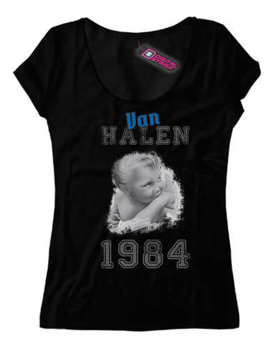 Remera Mujer Van Halen 1984 Rap 14 Dtg Premium