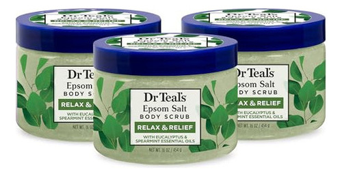 Exfoliante Para El Cuerpo Dr Teal's Pure Epsom Salt Exfolian