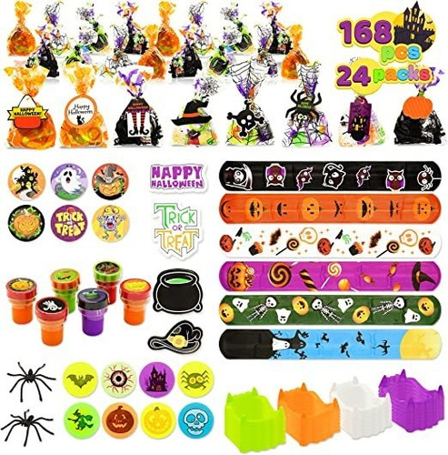 168 Piezas De Regalos De Fiesta De Halloween, Paquete De 