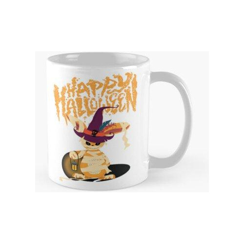 Taza Disfraz De Halloween Espeluznante De Bad Bunny Calidad 