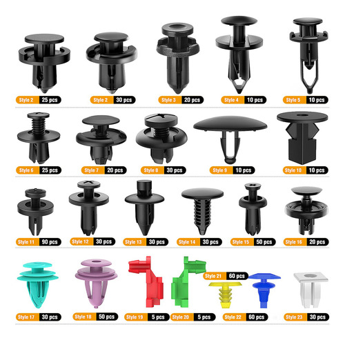 Parachoques Fastener Para Puerta De Coche, 680 Piezas, Guard