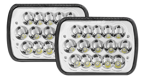 2 Unidades De 5 X 7, 7 X 6 Pulgadas, Led, Coche Led De Luz A