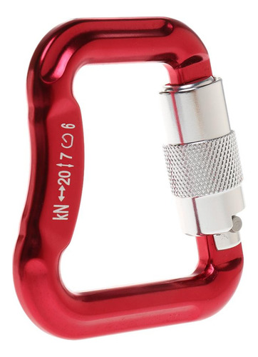 12 Carabiner Auto-bloqueio De Liga De Alumínio -