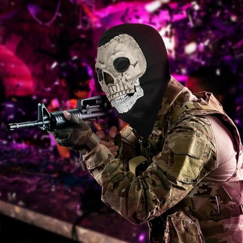 Máscara De Calavera De Halloween Horror Ghost Call Mw2 Of Du