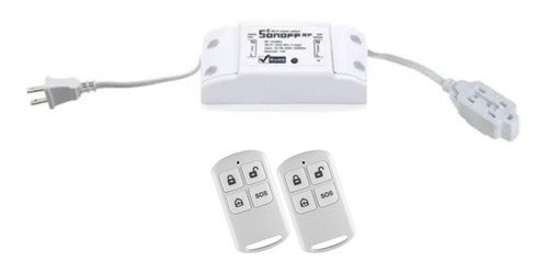 Sonoff Switch Inteligente Wifi  Rf 433mhz 2 Controles Rf