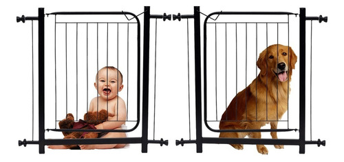 Grade Portão Proteção Criança Cães Pet Cachorro 80 A 90 Cm