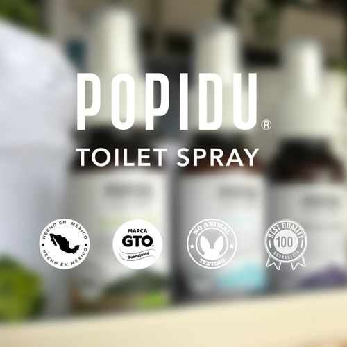Imagen 4 de 5 de Spray Aromatizante Portátil Popidu Elimina Mal Olor Baño Wc