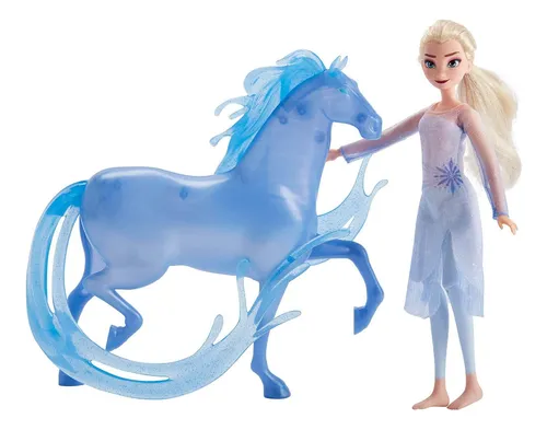 Muñeca Disney Frozen 2 Elsa Y Figura Nokk, Juguete Para Niño
