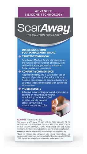 Scaraway Gel De Silicona Para Cicatrices, Ayuda A Mejorar...