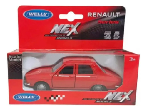 Renault 12 Welly 1/36 Rojo Coleccion Devoto Toys